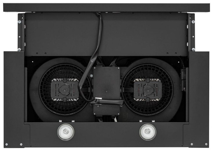 Встраиваемая вытяжка KRONA KAMILLA sensor 600 black 2 мотора