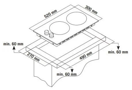 Газовая варочная панель Zigmund&Shtain MN 135.31 B