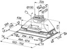 Встраиваемая вытяжка Franke FBI 532H XS