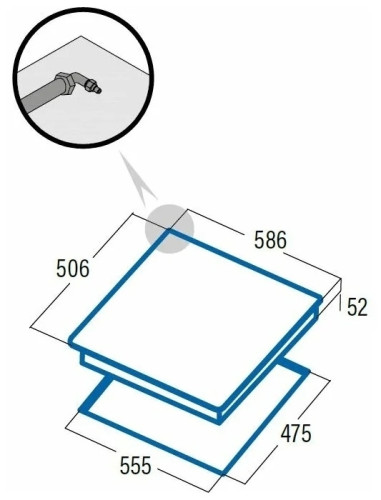 Газовая варочная панель Cata LXB 631 A