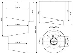 Островная вытяжка Faber Pareo Evo Plus