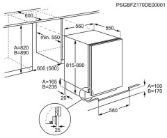 Встраиваемая морозильная камера Electrolux RYB 2AF82 S