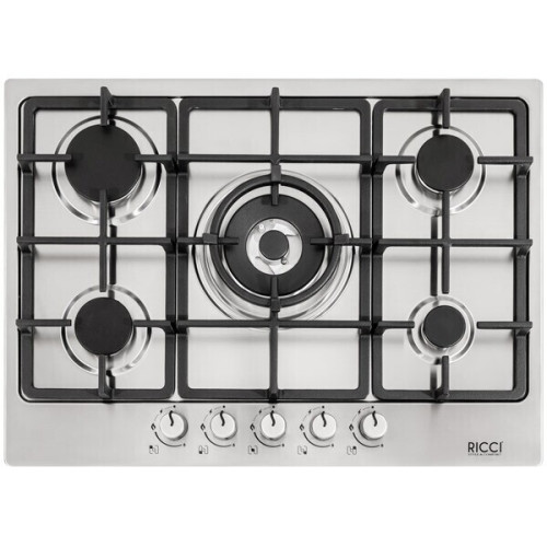 Газовая варочная панель Ricci RGNEL5008IX
