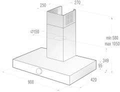 Кухонная вытяжка Gorenje DT 9 SY2 B