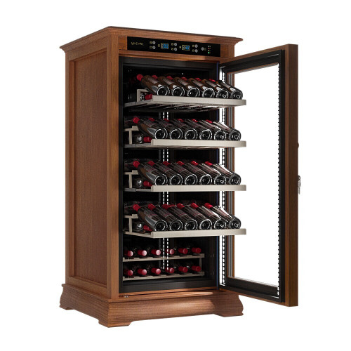 Встраиваемый винный шкаф Lex LWD6054BL черный