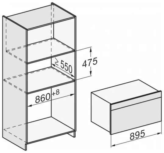 Электрический духовой шкаф Miele H 7890 BP Stainless Steel, нержавеющая сталь