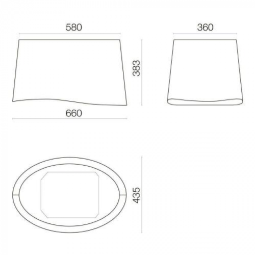 Островная вытяжка Falmec MARE E.ION IS GLASS WHITE CENI66.E0P6 ZZZF441F
