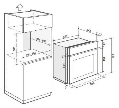 Электрический духовой шкаф De Dietrich DOR7586BB