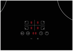 Индукционная варочная панель Hebermann HBKI 6040 1 B