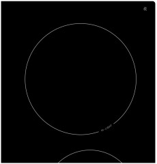 Индукционная варочная панель Hebermann HBKI 6040 1 B