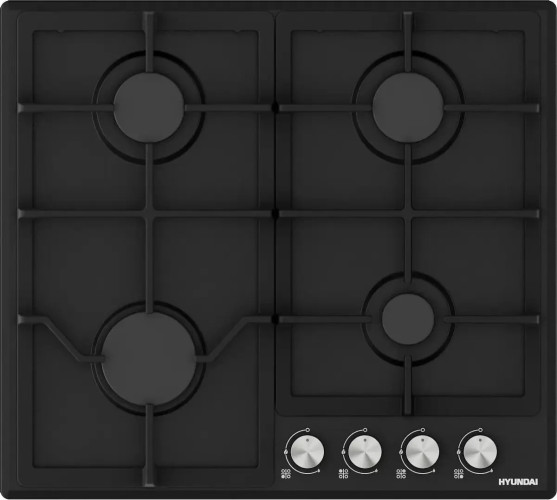 Газовая варочная панель Hyundai HHG 6432 BK черный
