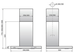 Кухонная вытяжка Elikor Квадра 60П 650 К3Д антрацит