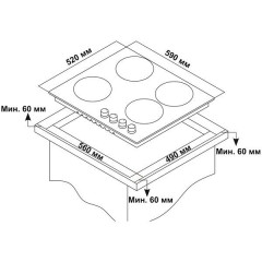 Газовая варочная панель Novex ND 6021 H