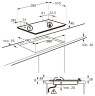 Газовая варочная панель AEG HG 565455 SY