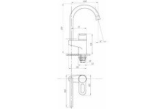Смеситель для кухни ПСМ-Профсан МОДЕРН PSM-384-008