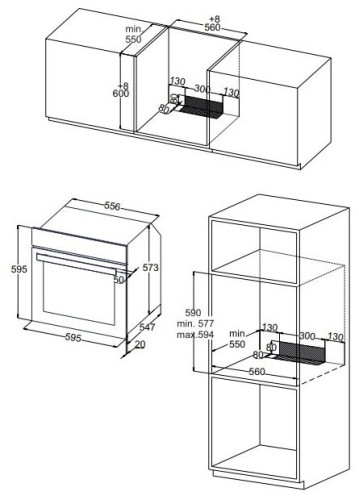 Электрический духовой шкаф Zigmund Shtain E 148 B