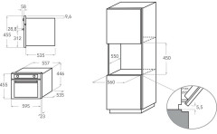 Встраиваемая микроволновая печь KitchenAid KMQCX 45600