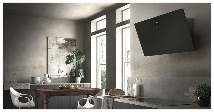Кухонная вытяжка Faber SOFT EDGE NERO INGO A80