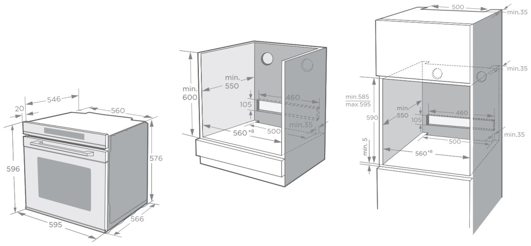 Электрический духовой шкаф Korting OKB 1340 GNBX MW