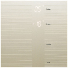 Холодильник Ginzzu NFK-605 шампань