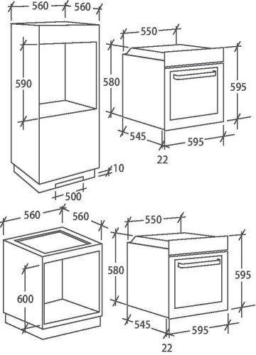 Электрический духовой шкаф Candy FCT605WXL