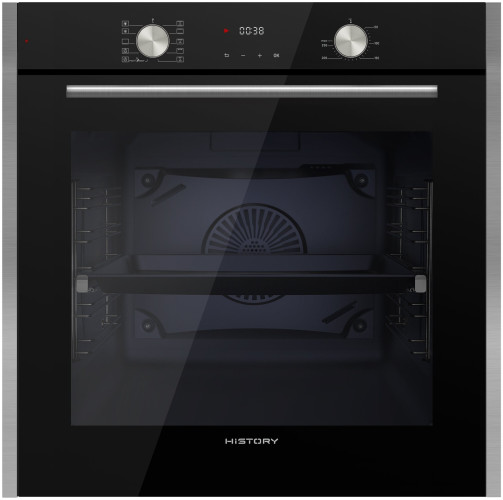 Электрический духовой шкаф HiSTORY OEP8510P FBK
