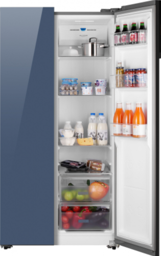 Холодильник Weissgauff WSBS 600 Blue Glass