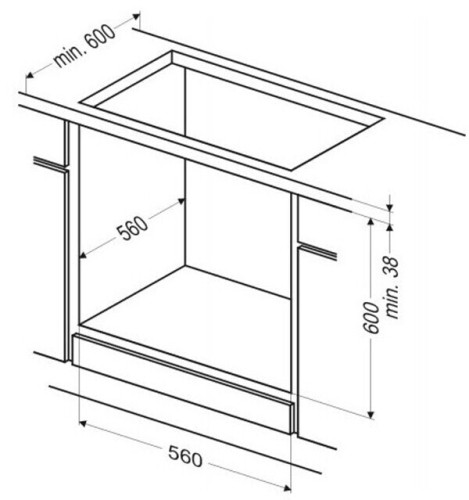Электрический духовой шкаф Krona Element D plus 60 BL