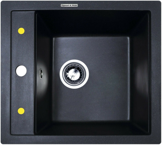 Кухонная мойка Zigmund & Shtain Platz 465 темная скала