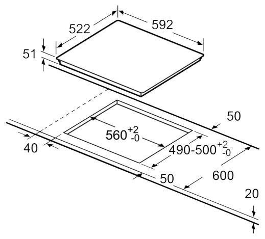 Индукционная варочная панель Bosch PUE 611 BF1E