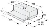 Встраиваемая вытяжка Gorenje BHP 623 E11 W