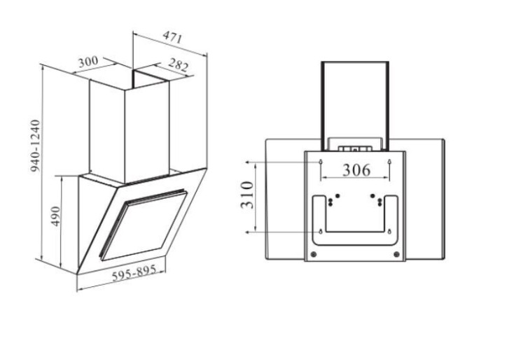 Кухонная вытяжка Zigmund & Shtain K 215.61 B