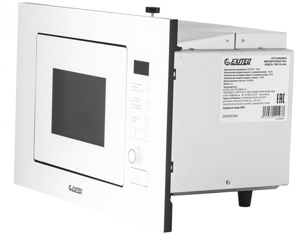 Встраиваемая микроволновая печь EXITEQ EXM-108 white