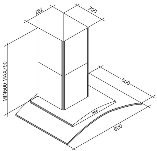 Кухонная вытяжка Schaub Lorenz SLD DW6801