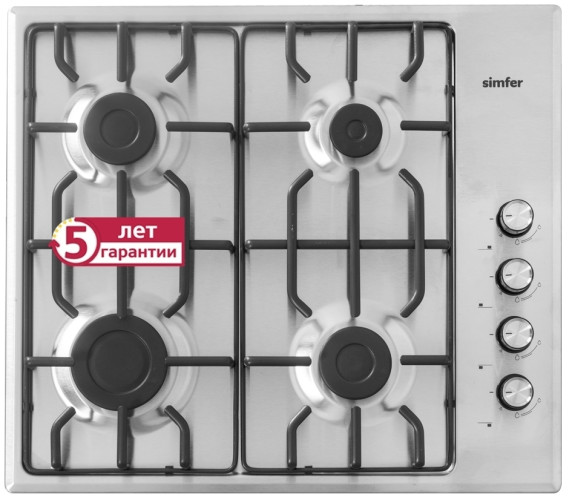 Газовая варочная панель Simfer H60Q40M471