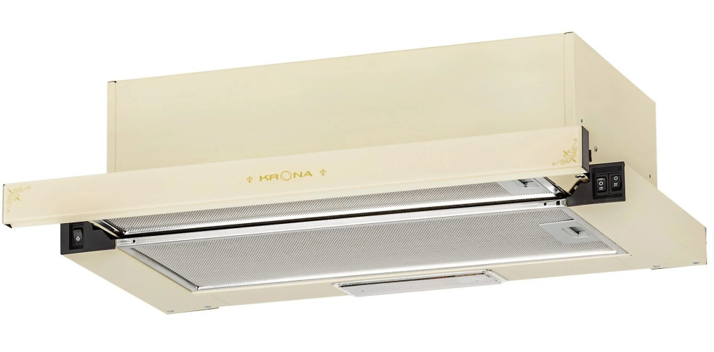 Встраиваемая вытяжка Krona Kamilla Retro 600 Ivory