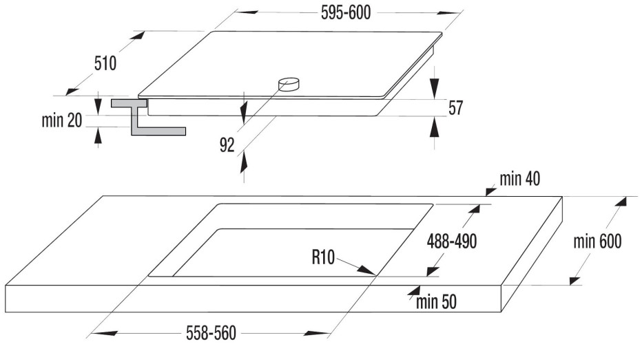 Индукционная варочная панель Gorenje IK 640 CLB