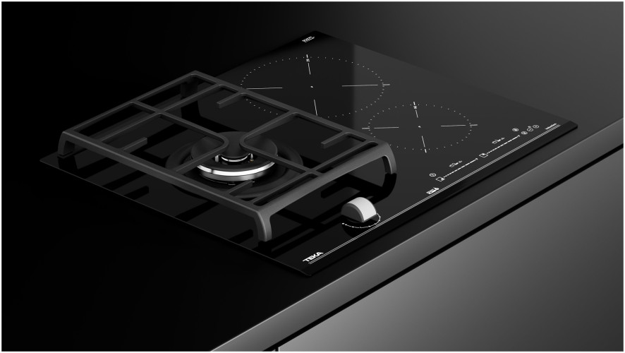 Комбинированная варочная панель Teka Hybrid JZC 63312 ABN Black