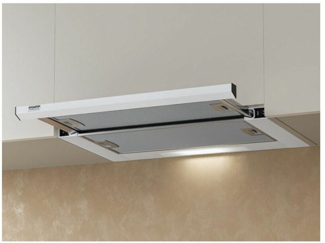 Встраиваемая вытяжка Krona Kamilla Slim 600 Black Inox 2 мотора