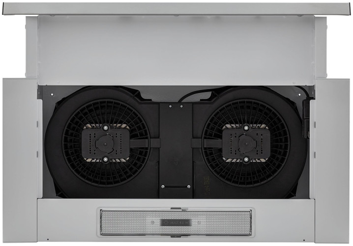Встраиваемая вытяжка Krona Kamilla Slim 600 Black Inox 2 мотора