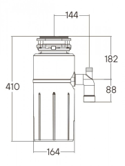 Измельчитель пищевых отходов Paulmark INTENSO I-PRO 1000