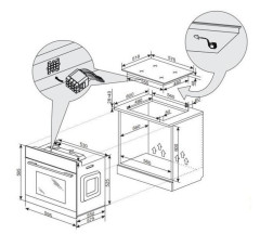 Электрический духовой шкаф Hansa BOEW 68441