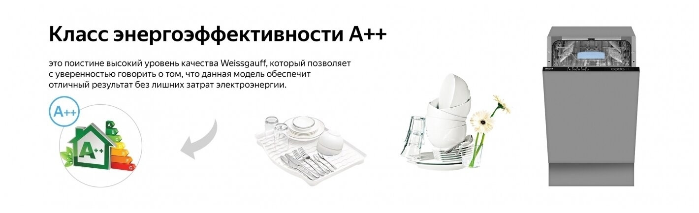 Посудомоечная машина WEISSGAUFF BDW 4525