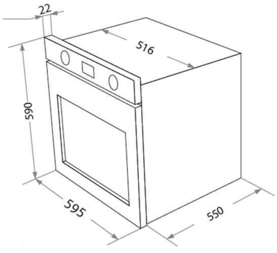 Электрический духовой шкаф HOMSair OEF657BK