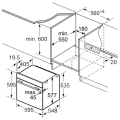 Электрический духовой шкаф Bosch HBG 675BB1