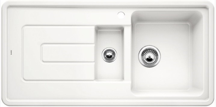 Кухонная мойка Blanco Tolon 6S керамика глянцевый белый