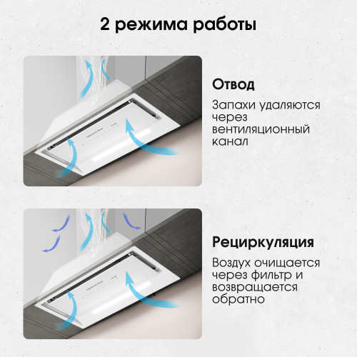 Встраиваемая вытяжка Zigmund & Shtain K 019.5 W