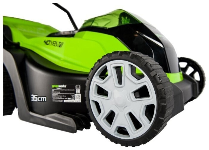 Газонокосилка электрическая greenworks 2501907 G40LM35