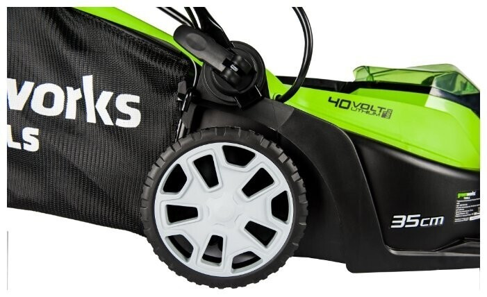 Газонокосилка электрическая greenworks 2501907 G40LM35