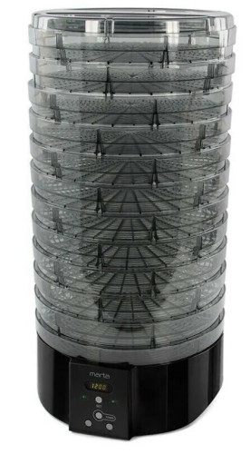 Сушилка для овощей и фруктов Marta MT-FD1886A черный жемчуг